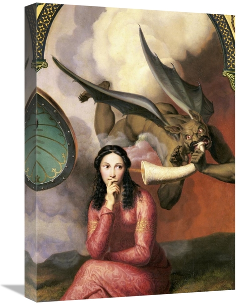 Global Gallery GCS-282646-22-142 22 in. Good & Evil - Detail Art Print