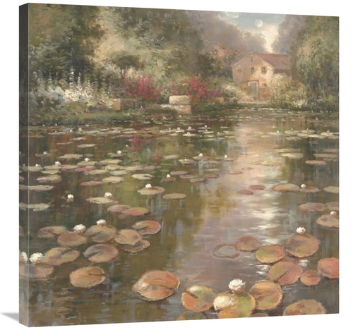 Global Gallery GCS-464736-3030-142 30 x 30 in. Lily Pond - Pastel Vers