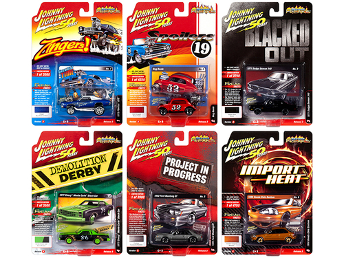 \Street Freaks\" 2019 Set A of 6 Cars Release 3 1/64 Diecast Models by