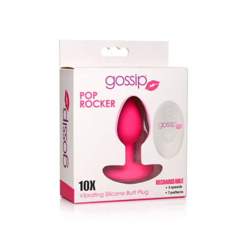 Curve Toys Gossip Pop Rocker Rechargeable Remote-Controlled Silicone