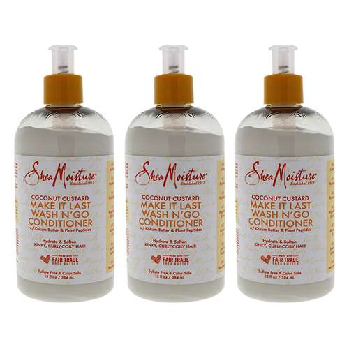 Shea Moisture K0001001 13 oz Unisex Coconut Custard Make It Last Wash 