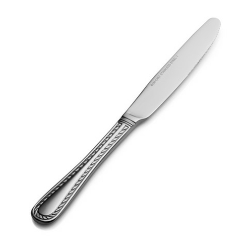 Bon Chef S411 Amore Regular Solid Handle Dinner Knife, Pack of 12