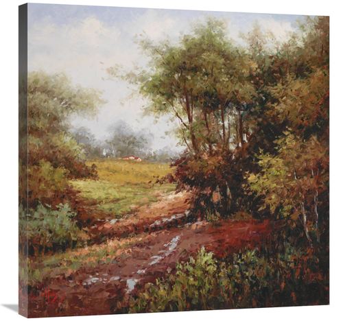 Global Gallery GCS-132497-3030-142 30 x 30 in. The Trail Home Art Prin