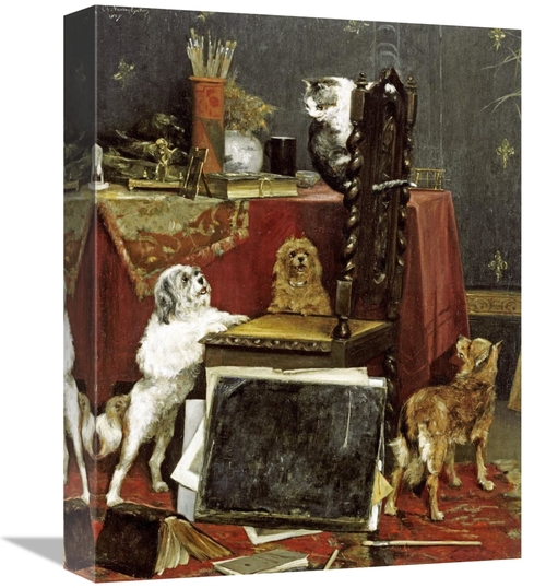 Global Gallery GCS-268624-16-142 16 in. Chaos in the Studio Art Print 