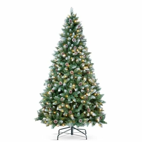 Christmas Tree DKD Home Decor Green Metal Polyethylene 90 x 90 x 180