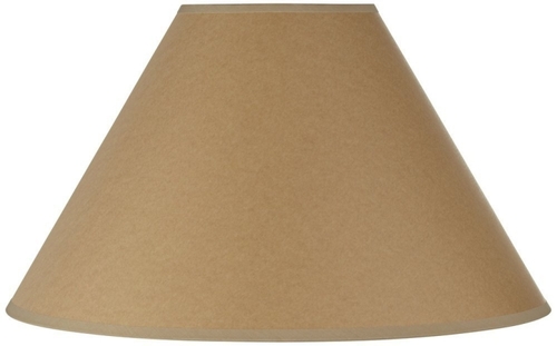 Cal Lighting SH-8109-21-KF 21 in. Vertical Basic Coolie Linen Hardback