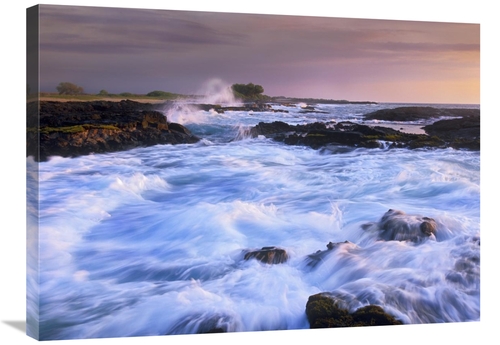 Global Gallery GCS-452235-2432-142 24 x 32 in. Waves & Surf At Wawalol