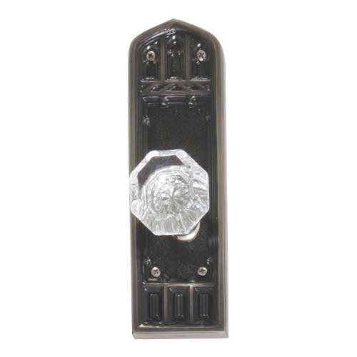 Brass Accents D04-K582G-HTF-610 Interior Door Plate Privacy Set, 2