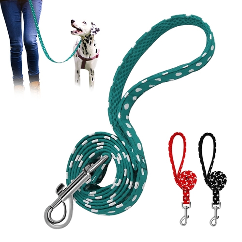 4ft Polka Dot Dog Leash Nylon Pet Leash Dogs