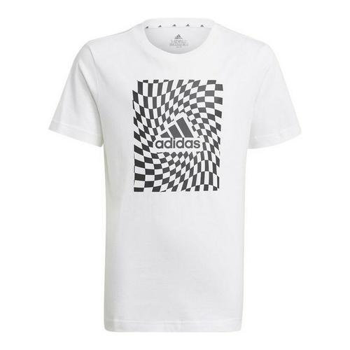 Short-sleeve Sports T-shirt B G T1 Adidas Graphic White