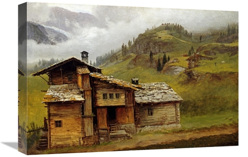 Global Gallery GCS-267727-22-142 22 in. Mountain House Art Print - Alb