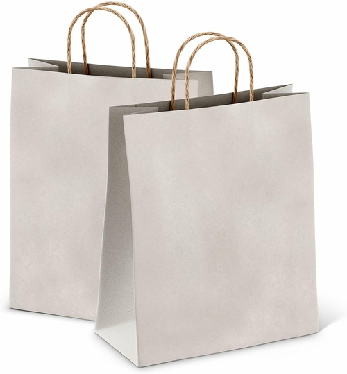 Natural Shopping Bags Bulk Pack of 500 Small Paper Bags 5.25 x 3.75 x