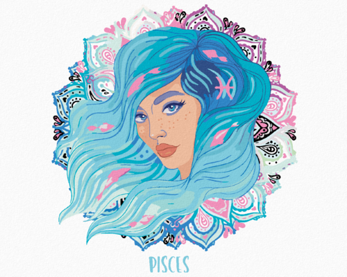 Paint by Numbers - PISCES WOMAN