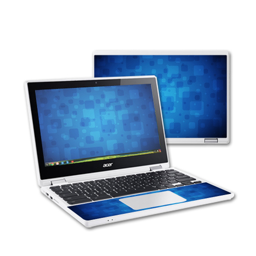 MightySkins ACCR11-Blue Retro Skin Decal Wrap for Acer Chromebook R11 