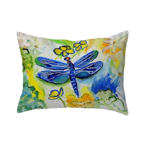 Betsy Drake NC817 16 x 20 in. Dragonflys Garden No Cord Pillow