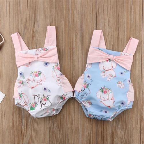 Cute Newborn Baby Girls Clothes Kids Bowknot