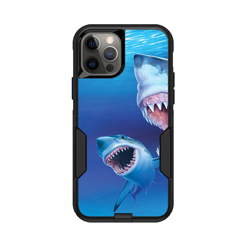 MightySkins OTCIP12-Great Whites Skin for Otterbox Commuter iPhone 12 