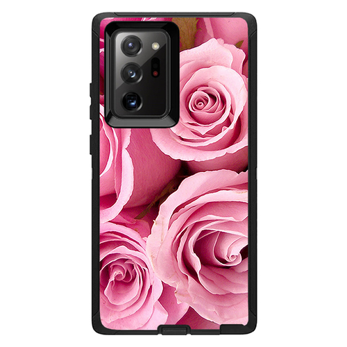 MightySkins OTDSAGNO20UL-Pink Roses Skin for Otterbox Defender & Samsu