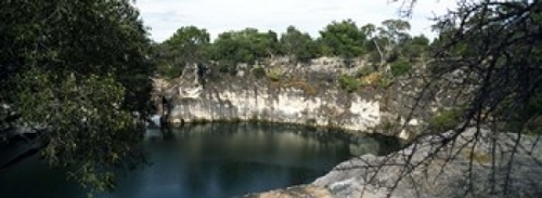 Panoramic Images PPI119802L Lake between Etosha and Tsumeb  Lake Otjik