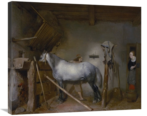 Global Gallery GCS-459880-30-142 30 in. Horse Stable Art Print - Gerar
