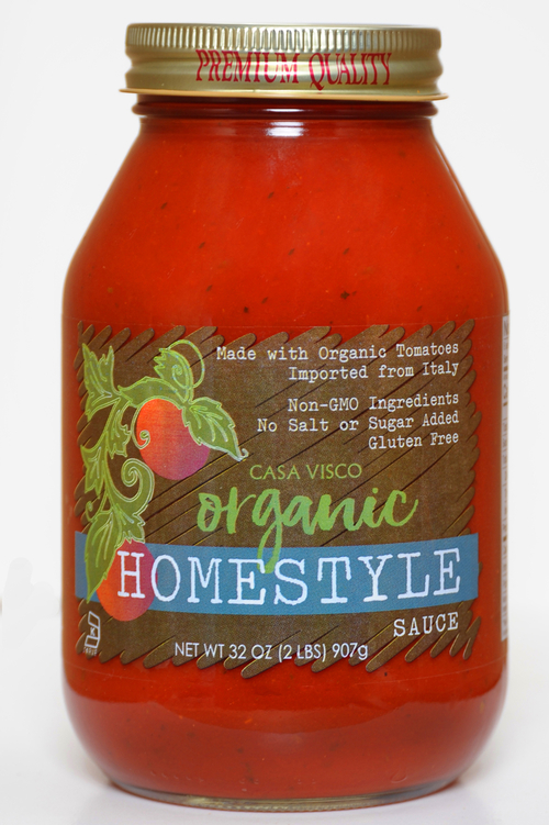 Casa Visco 32oz Organic Homestyle Pasta Sauce