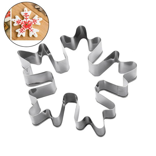 1PC Stainless Steel Cookie Cutter Snow Mould