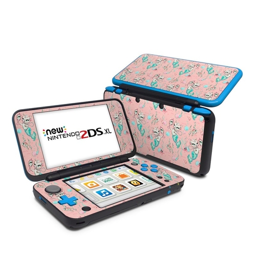 DecalGirl N2DSXL-MERKITTENBLUSH Nintendo 2DS XL Skin - Merkittens with