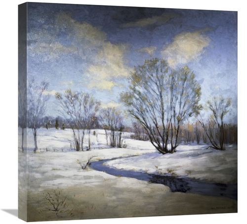 Global Gallery GCS-278570-22-142 22 in. Old Willow & Brook Art Print -