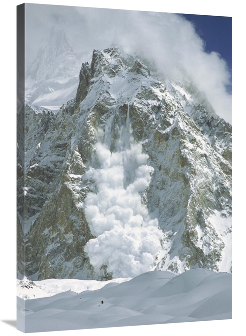 Global Gallery GCS-453435-2436-142 24 x 36 in. Avalanche Falling From 