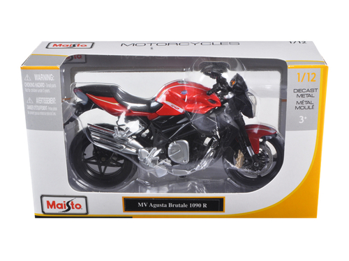 2012 MV Agusta Brutale 1090 R Red 1/12 Motorcycle by Maisto