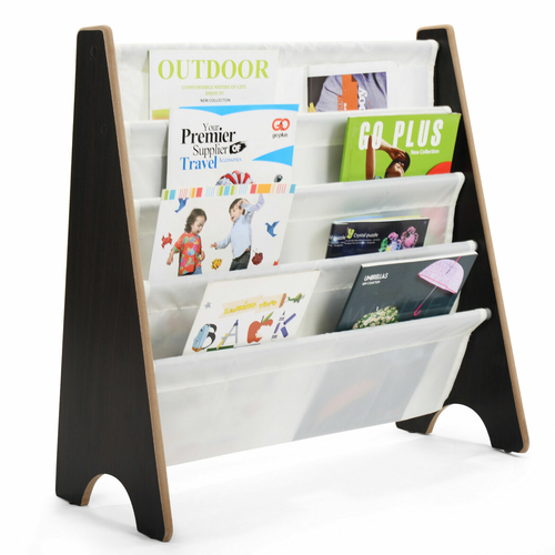 4 Tier Children Bookshelf Magazine Rack Organiser