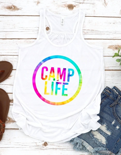 "Camp Life" Racerback Tank Top