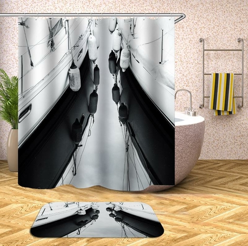 Yachts' Fenders Shower Curtain