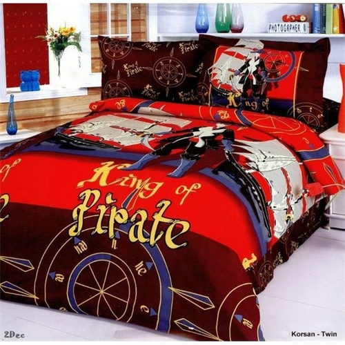 LE40T Le Vele Twin- 4 Pieces Duvet Cover Bedding Set- Korsan