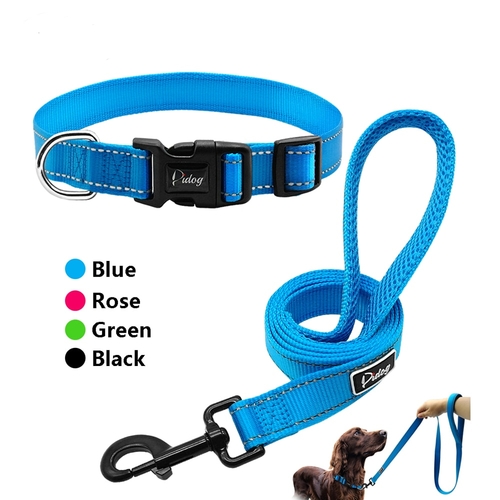 Didog Reflective Dog Collar Pet Walking Leash