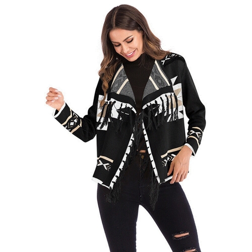  Knitted Cardigan Sweater Women 2019 Autumn