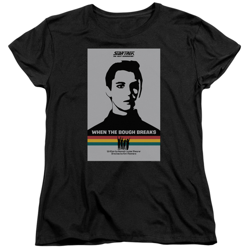 Trevco CBS2033B-WT-4 Star Trek & TNG Season 1 Episode 17 Womens Short 