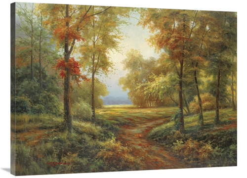 Global Gallery GCS-131217-3040-142 30 x 40 in. Early Autumn Path Art P