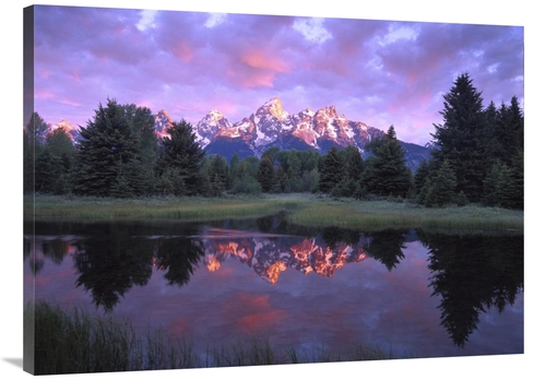 Global Gallery GCS-396969-3040-142 30 x 40 in. Teton Range at Sunrise&
