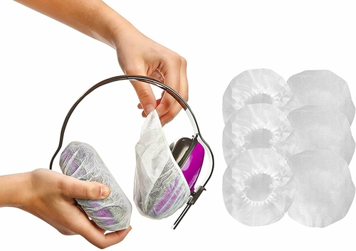 Pack of 1000 Large Stretchable Headphone Covers Germproof Disposable