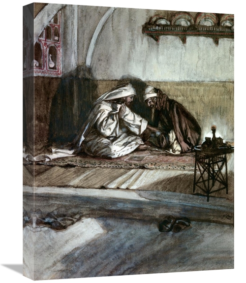 Global Gallery GCS-280342-22-142 22 in. Interview Between Jesus & Nico