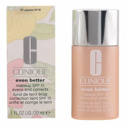 Anti-Brown Spot Make Up Even Better Clinique 01-Alabaster Spf 15 (30