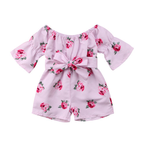 Pretty Toddler Kids Baby Girl Romper Floral
