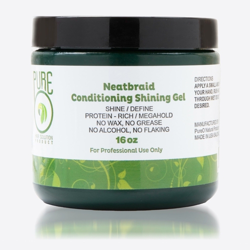 Pure O Neatbraid Conditioning Shining Gel 16oz