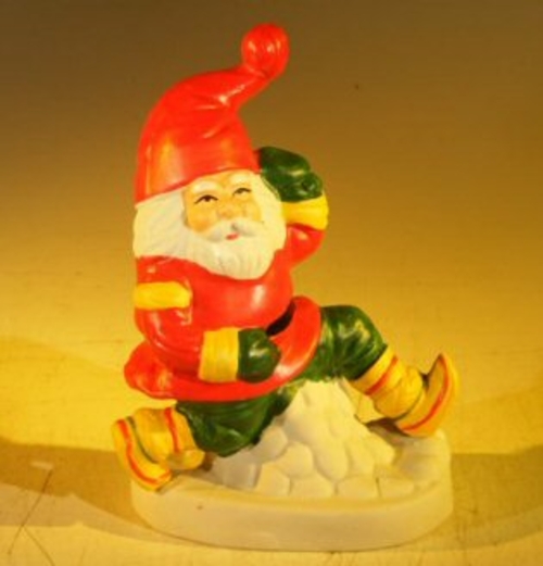 Ceramic Santa Claus Figurine4.5" x 2.75" x 6.25"