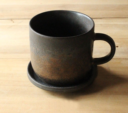 Metal Glaze Zen Coffee Cup