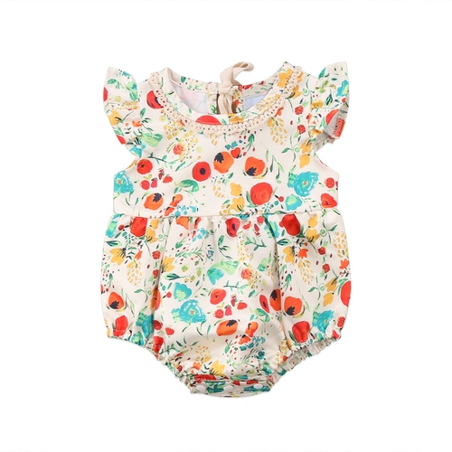 Toddler  Newborn Happy Baby Girl Clothes Floral