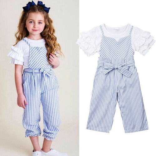 Summer Pretty Kids Baby Girl Clothes Outfits