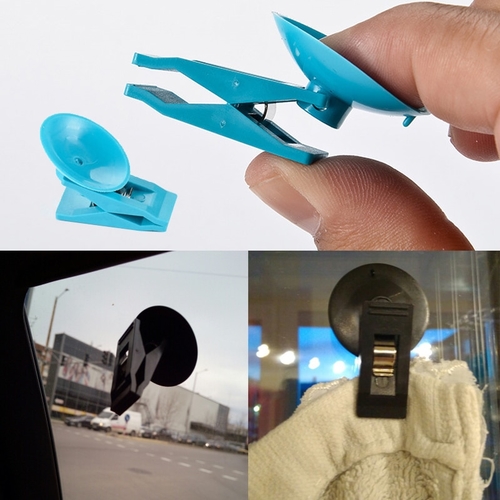 2PCS Car Interior Window Mount Black Suction Cap