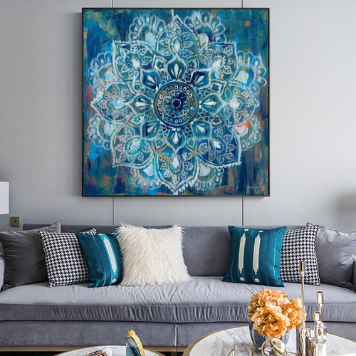Abstract Mandala Flower Wall Posters And Prints